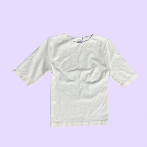 Yitty‎ By Lizzo Shapeware Shirt Womens Medium Shaping Crop Top 3/4 Sleeve